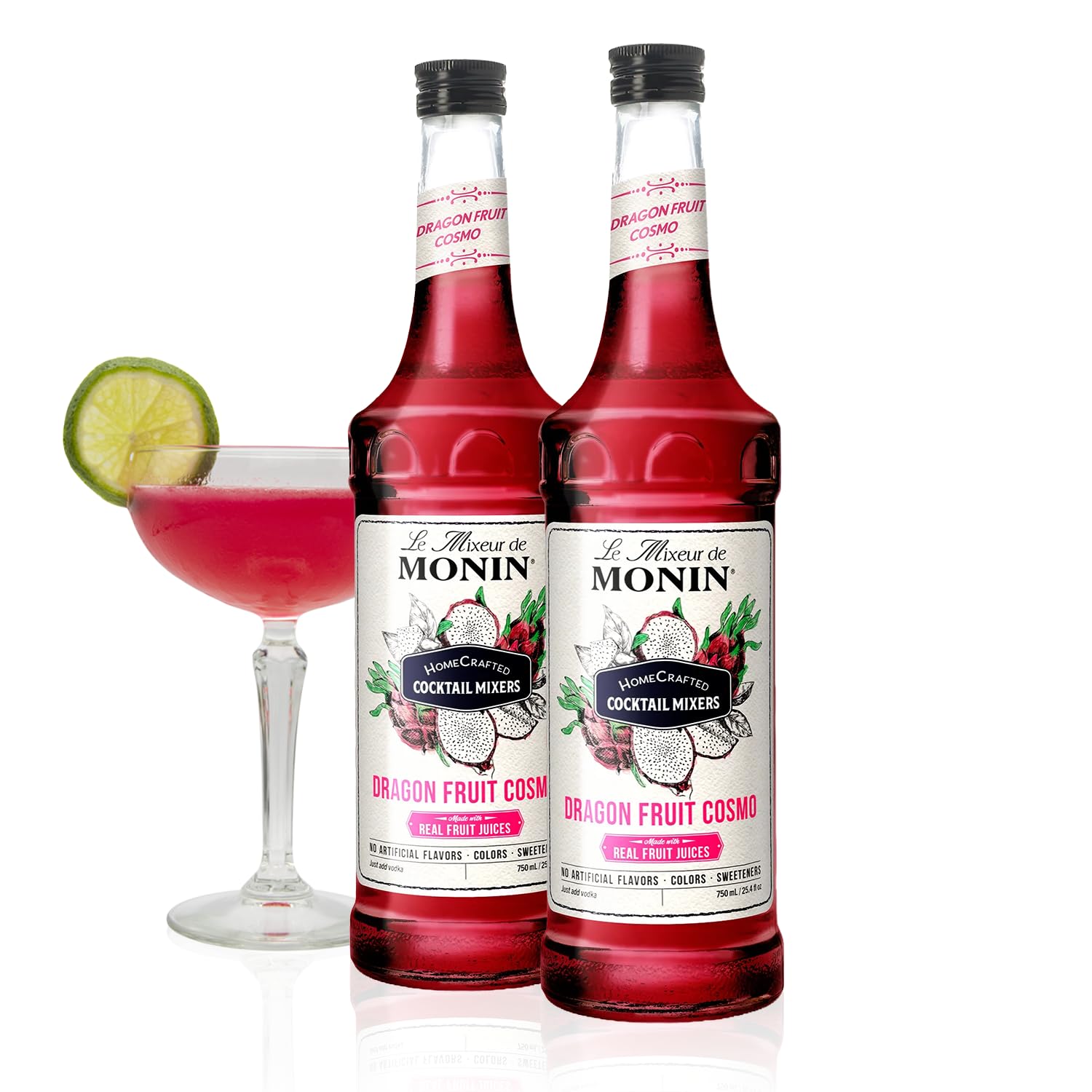 Amazon.com: Monin - HomeCrafted Dragon Fruit Cosmo Cocktail Mix